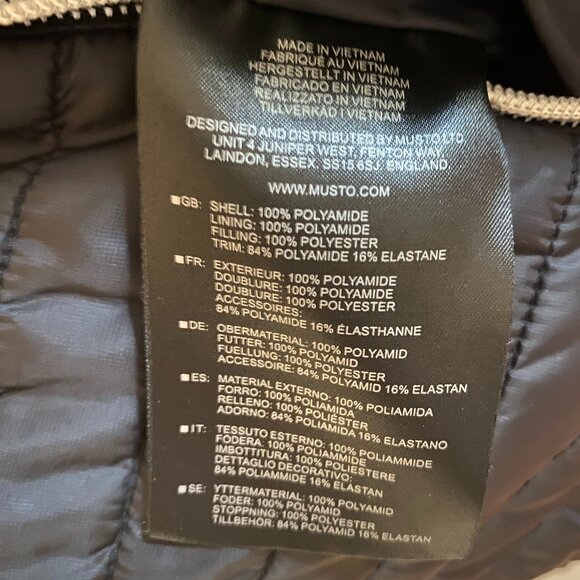 Musto Women’s Quilted Puffer Vest – Navy Blue – Size 10 (UK 14 / EU 42) - Picture 14 of 14